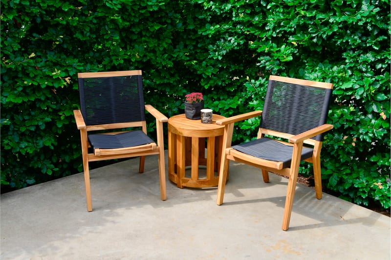 Ardernäs Dining Spisebordsstol Sort - Hillerstorp - Spisebordsstole udendørs - Altanstole