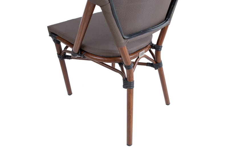 Bambusstol Brun - Spisebordsstole udendørs - Altanstole