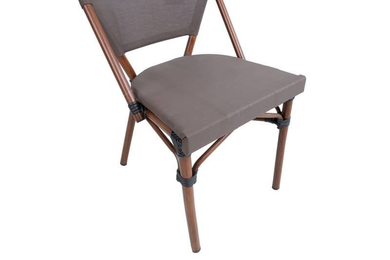 Bambusstol Brun - Spisebordsstole udendørs - Altanstole