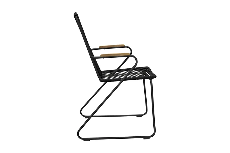 Bois Armstol Sort - Venture Home - Havemøbler - Havestole - Spisebordsstole udendørs