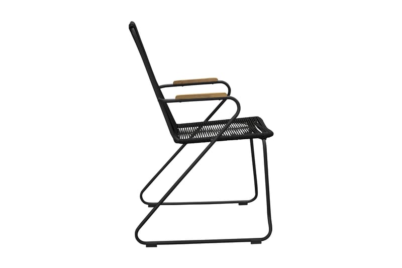 Bois Armstol Sort - Venture Home - Havemøbler - Havestole - Spisebordsstole udendørs