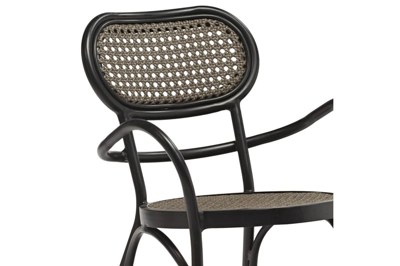 Bolgheri Stol Brun/Sort - Havemøbler - Havestole - Spisebordsstole udendørs