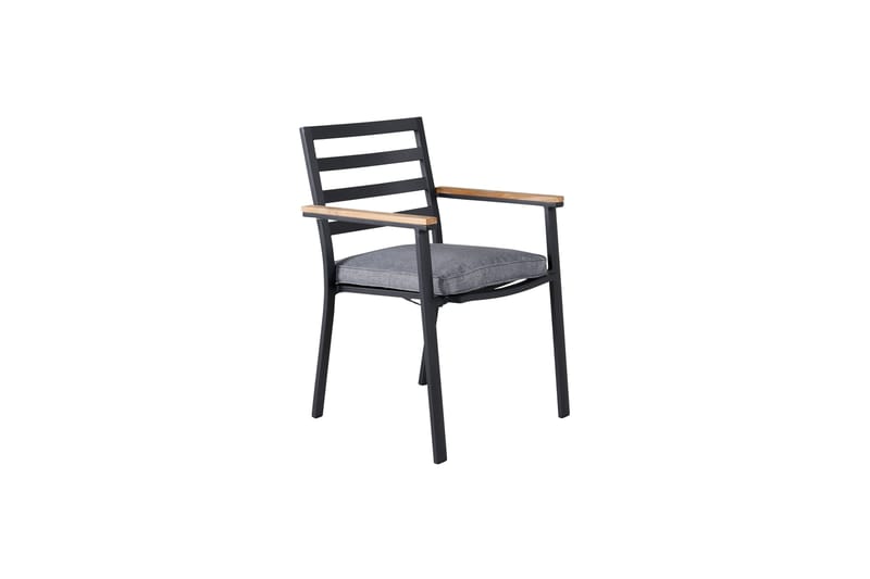 Brasilia Armstol Stabelbar Sort - Venture Home - Spisebordsstole udendørs - Altanstole