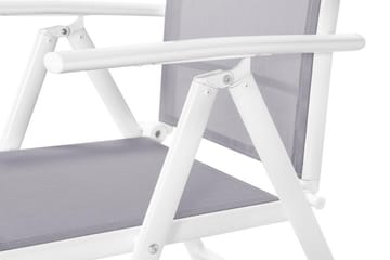 Catania Havestol 6 St 44 cm - Grå - Havemøbler - Havestole - Spisebordsstole udendørs