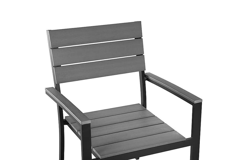 Como Havestol 6 St 55 cm - Sort - Spisebordsstole udendørs - Altanstole