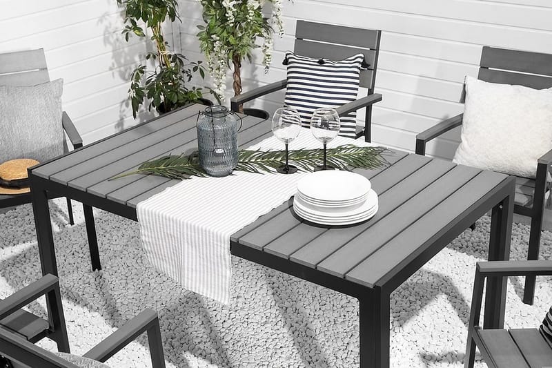 Como Havestol 6 St 55 cm - Sort - Havemøbler - Havestole - Spisebordsstole udendørs