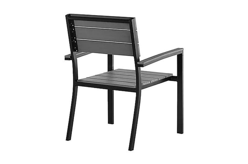 Como Havestol 6 St 55 cm - Sort - Havemøbler - Havestole - Spisebordsstole udendørs