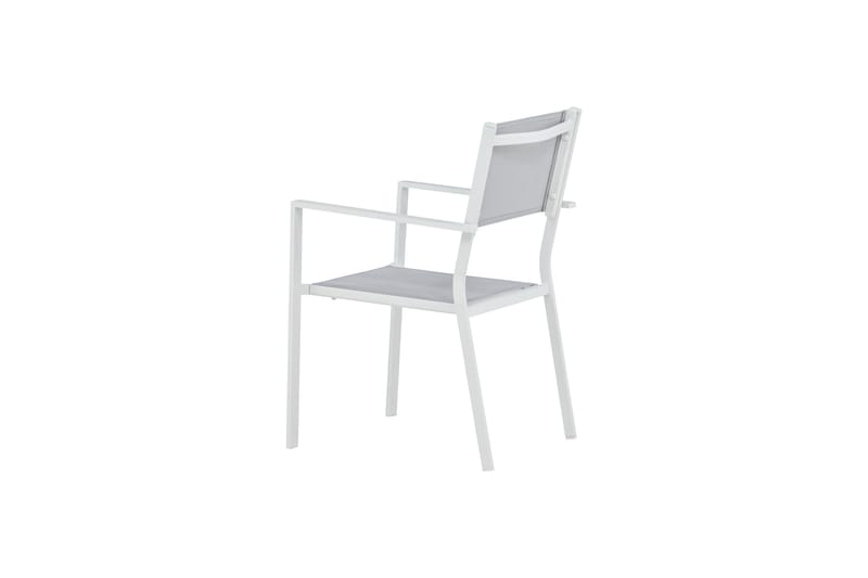 Copacabana Armstol Stabelbar Hvid - Venture Home - Havemøbler - Havestole - Spisebordsstole udendørs