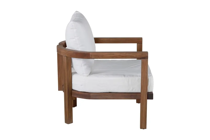 Erica Stol med Hynde Træ/natur - Træ/Natur - Havemøbler - Havestole - Spisebordsstole udendørs