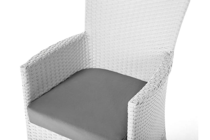 Galar Havestol 2-pak - Hvid - Spisebordsstole udendørs - Altanstole