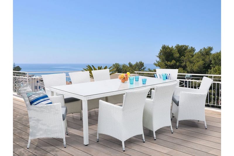 Galar Havestol 2-pak - Hvid - Havemøbler - Havestole - Spisebordsstole udendørs