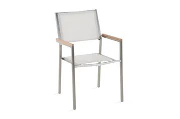 Grosseto Havestol 6 St 58 cm - Hvid - Havemøbler - Havestole - Spisebordsstole udendørs