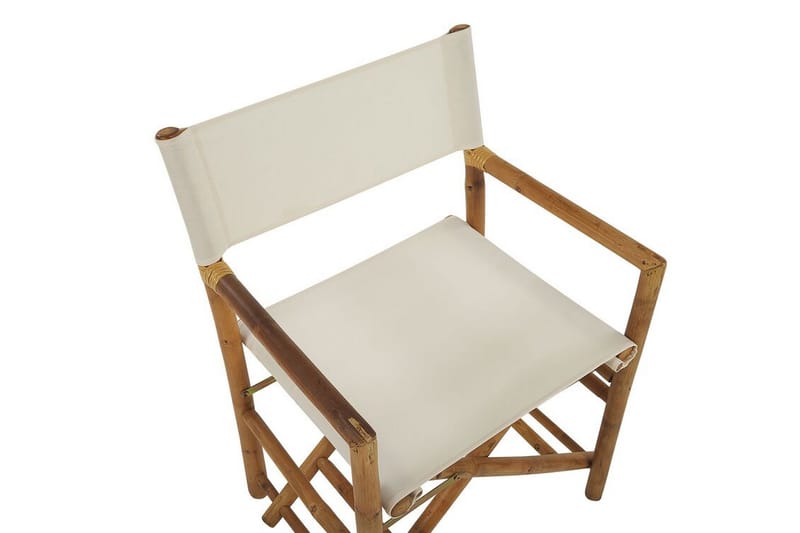 Havestol 2 stk lyst træ / beige MOLISE - Træ / natur - Havemøbler - Havestole - Spisebordsstole udendørs