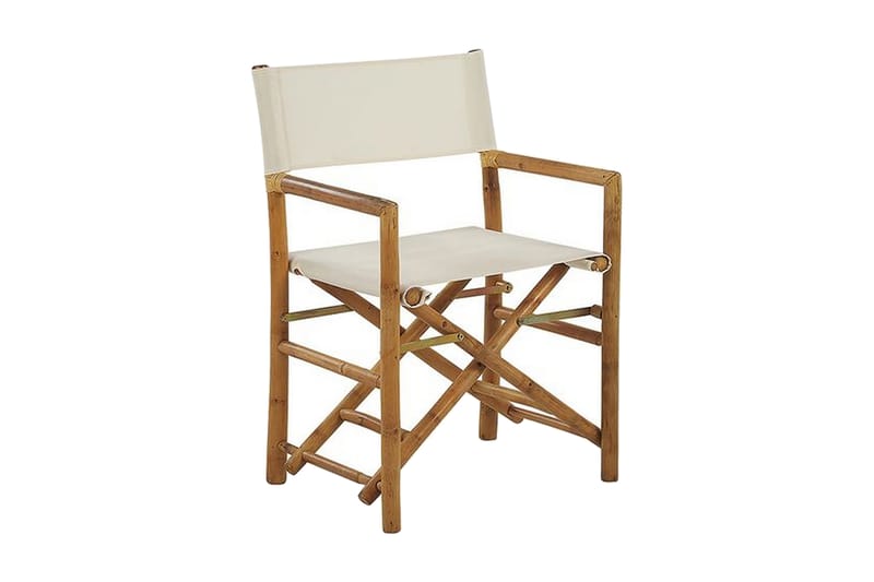 Havestol 2 stk lyst træ / beige MOLISE - Træ / natur - Havemøbler - Havestole - Spisebordsstole udendørs