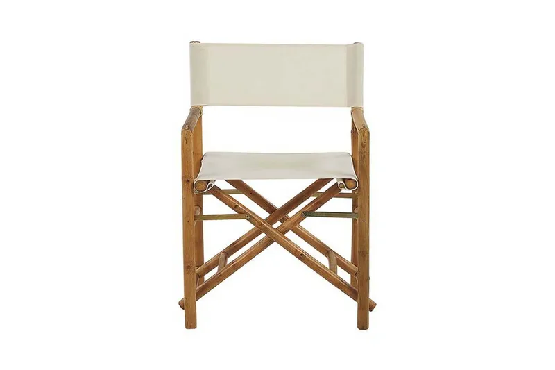 Havestol 2 stk lyst træ / beige MOLISE - Træ / natur - Havemøbler - Havestole - Spisebordsstole udendørs