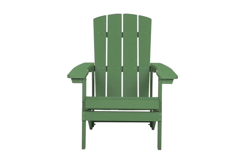 Havestol med Fodskammel Grøn Fodskammel - Grøn - Havemøbler - Havestole - Solstole - Dækstol