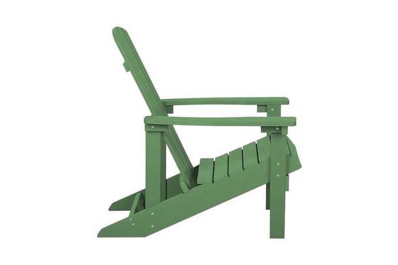Havestol med Fodskammel Grøn Fodskammel - Grøn - Havemøbler - Havestole - Solstole - Dækstol
