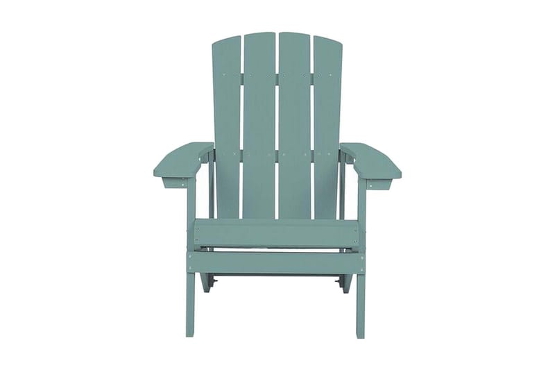 Havestol med fodskammel_501 turkis Fodskammel - Blå - Havemøbler - Havestole - Solstole - Dækstol