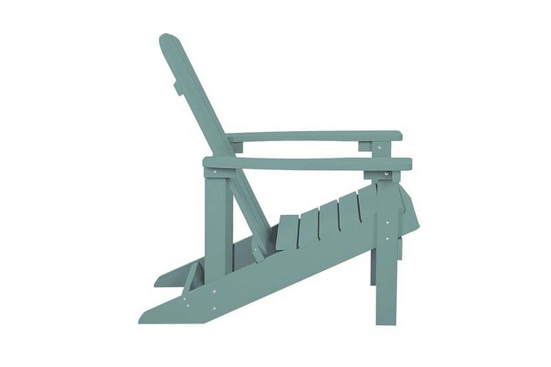 Havestol med fodskammel_501 turkis Fodskammel - Blå - Havemøbler - Havestole - Solstole - Dækstol