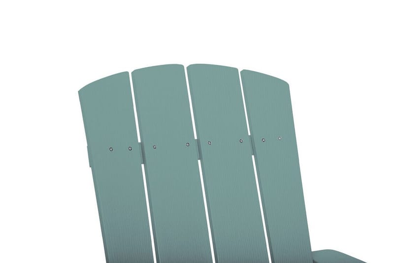 Havestol med fodskammel_501 turkis Fodskammel - Blå - Havemøbler - Havestole - Solstole - Dækstol