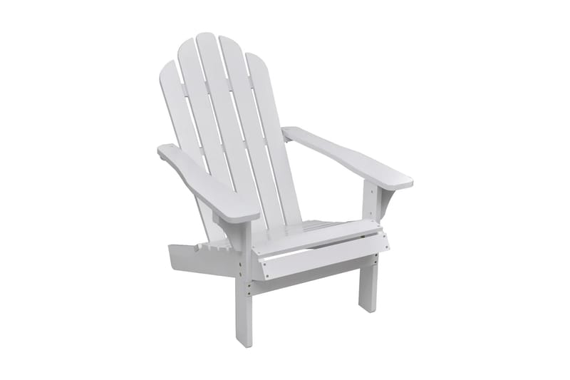 Havestol Træ Hvid - Hvid - Spisebordsstole udendørs - Altanstole