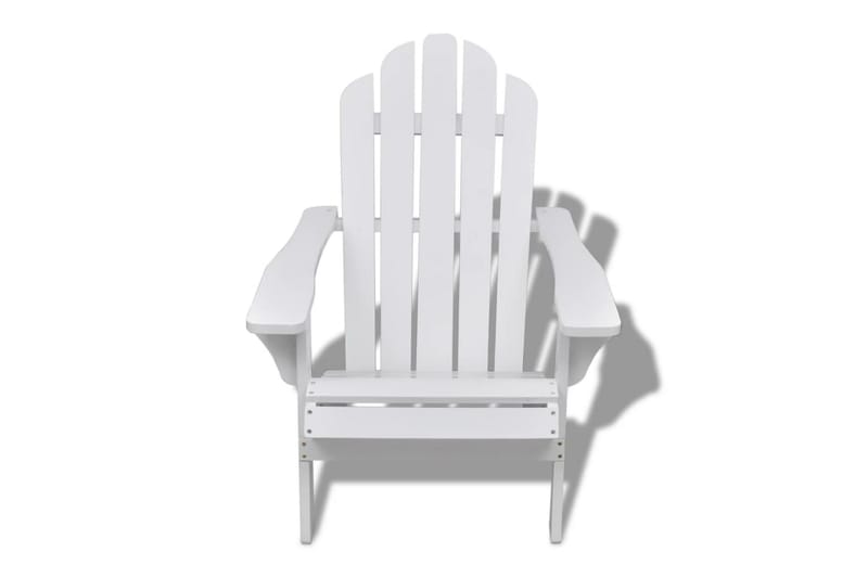 Havestol Træ Hvid - Hvid - Spisebordsstole udendørs - Altanstole