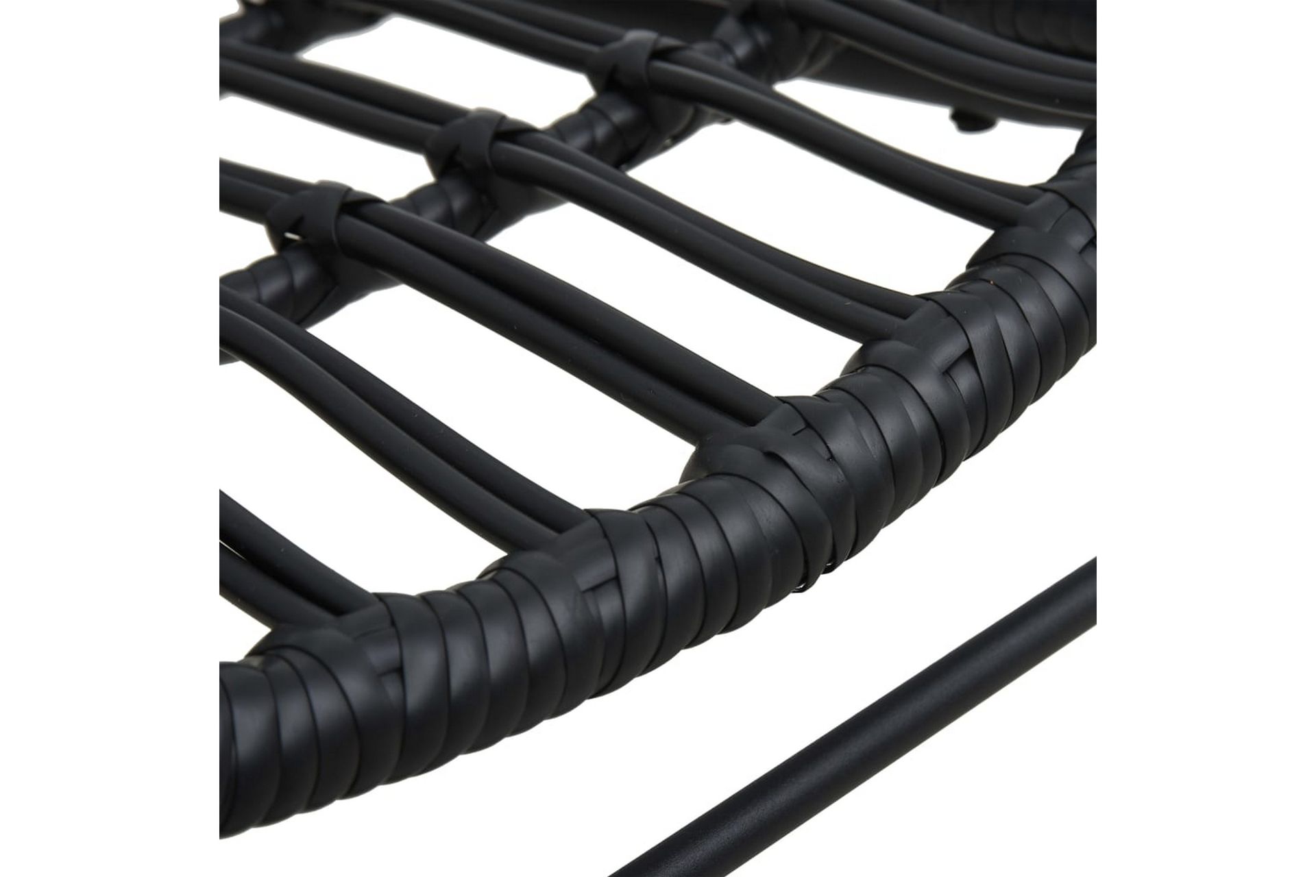 Havestol Polyrattan Sort - Sort - Havemøbler - Havestole - Spisebordsstole udendørs