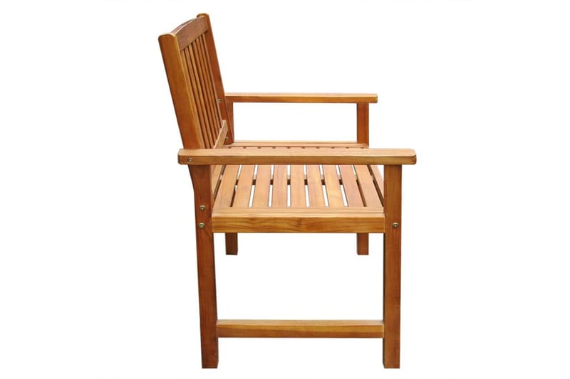 Havestole 2 Stk. Massivt Akacietræ Brun - Brun - Havemøbler - Havestole - Spisebordsstole udendørs