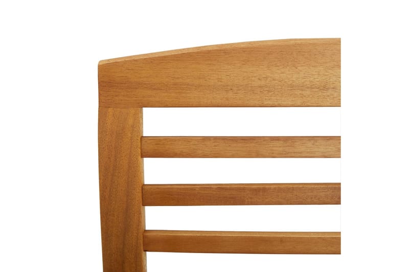 havestole 2 stk. massivt akacietræ - Brun - Havemøbler - Havestole - Spisebordsstole udendørs