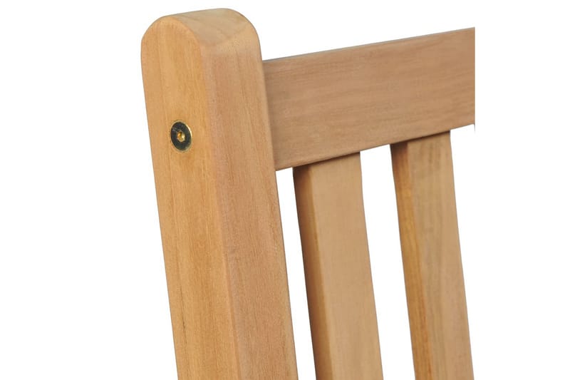 Havestole 2 Stk. Massivt Teaktræ - Brun - Havemøbler - Havestole - Spisebordsstole udendørs