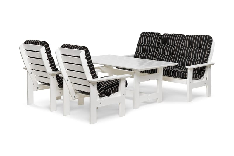 Herrgård Lænestol - Hvid - Spisebordsstole udendørs - Altanstole