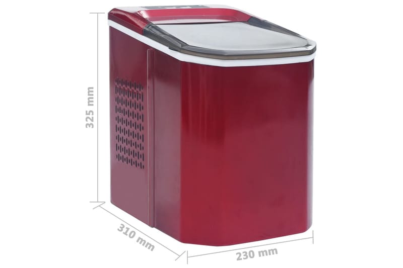 Isterningemaskine 1,4 L 15 Kg/24 T. Rød - Rød - Havemøbler - Havestole - Spisebordsstole udendørs