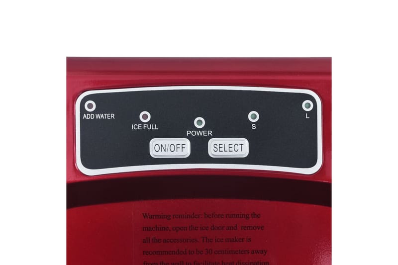 Isterningemaskine 1,4 L 15 Kg/24 T. Rød - Rød - Havemøbler - Havestole - Spisebordsstole udendørs