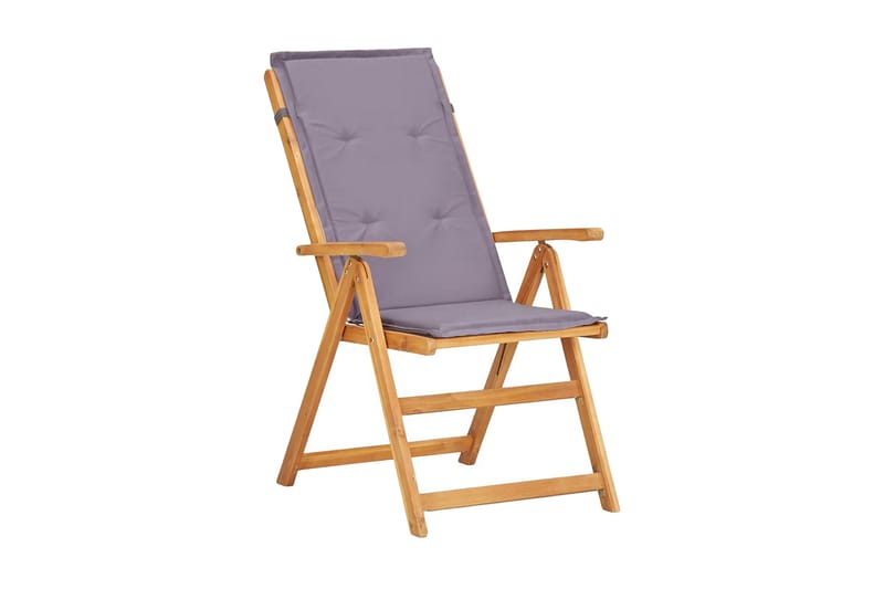 Lænestole Til Haven 2 Stk. Massivt Akacietræ Brun - Brun - Spisebordsstole udendørs - Altanstole
