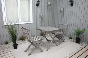 Larios Spisebordsstol - Grå - Havemøbler - Havestole - Spisebordsstole udendørs