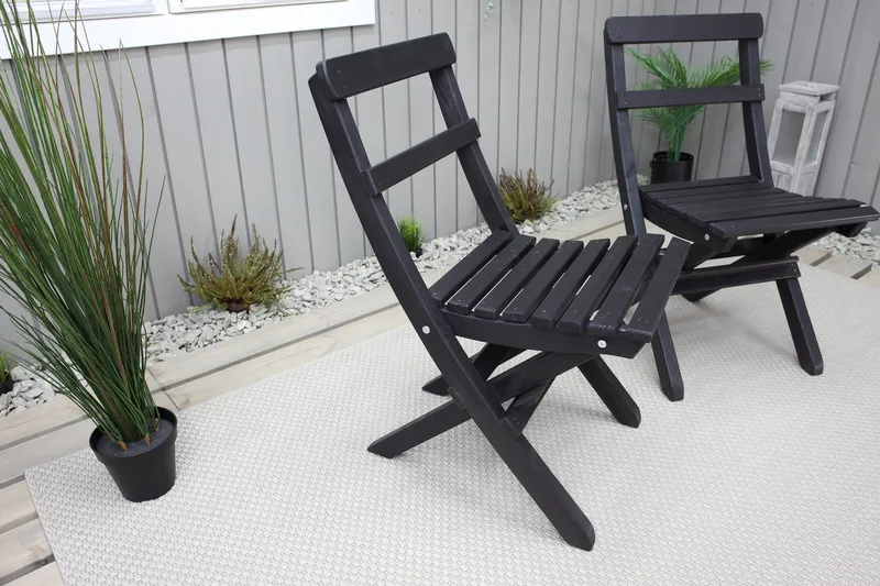 Larios Spisebordsstol - Mørkebrun - Havemøbler - Havestole - Spisebordsstole udendørs