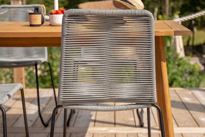 Lindos Spisebordsstol Grå - Venture Home - Spisebordsstole udendørs - Altanstole