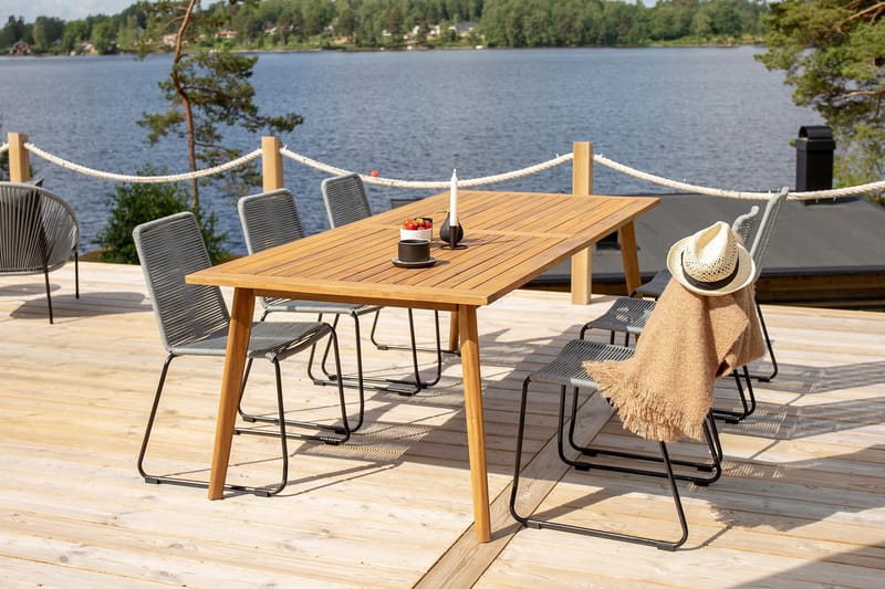 Lindos Spisebordsstol - Grå - Havemøbler - Havestole - Spisebordsstole udendørs