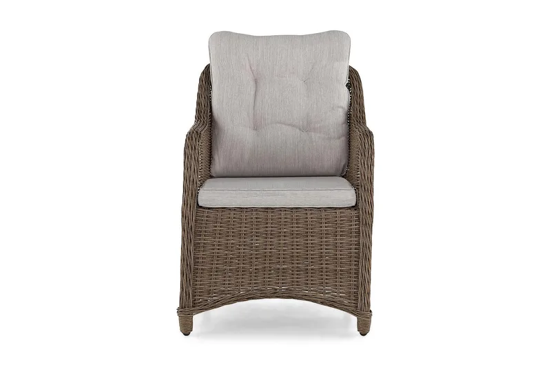 Marcus Udendørs Lounge Lænestol i Polyrattan - Natur - Havemøbler - Havestole - Spisebordsstole udendørs