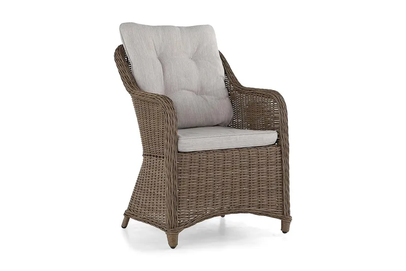 Marcus Udendørs Lounge Lænestol i Polyrattan, Natur