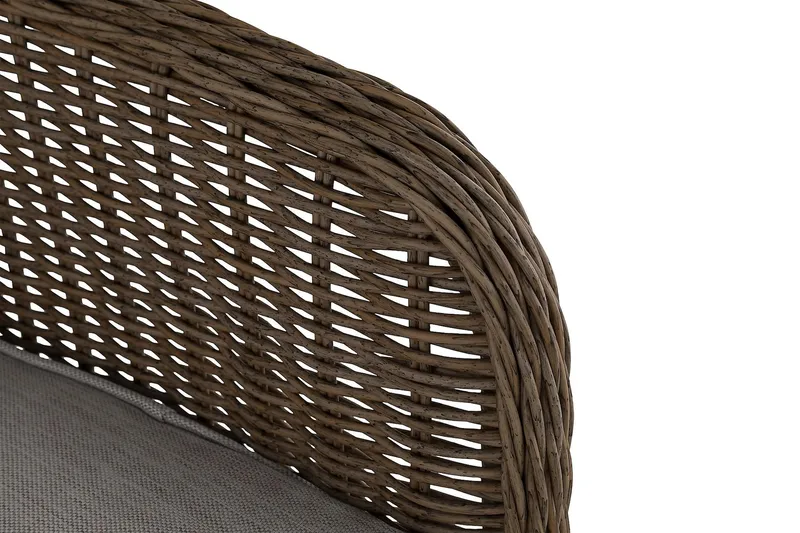 Marcus Udendørs Lounge Lænestol i Polyrattan - Natur - Havemøbler - Havestole - Spisebordsstole udendørs