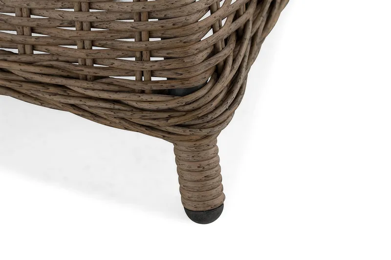 Marcus Udendørs Lounge Lænestol i Polyrattan - Natur - Havemøbler - Havestole - Spisebordsstole udendørs