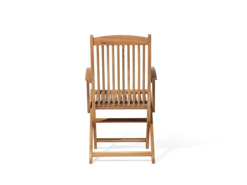 Maui Havestol 2 St - Træ / natur - Havemøbler - Havestole - Spisebordsstole udendørs