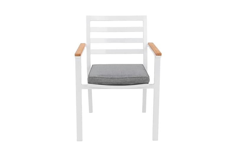 Olivener Stol Ink Hynde - Hvid/Teak - Spisebordsstole udendørs - Altanstole