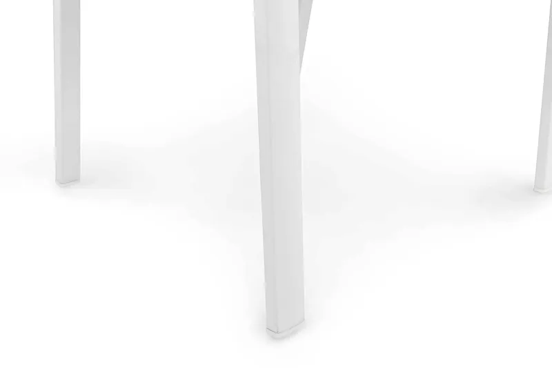 Oliver karmstol til udendørsbrug m. hynde - Hvid/teak/grå - Havemøbler - Havestole - Spisebordsstole udendørs