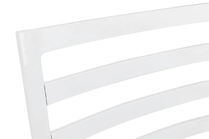 Oliver karmstol til udendørsbrug m. hynde - Hvid/teak/grå - Havemøbler - Havestole - Spisebordsstole udendørs