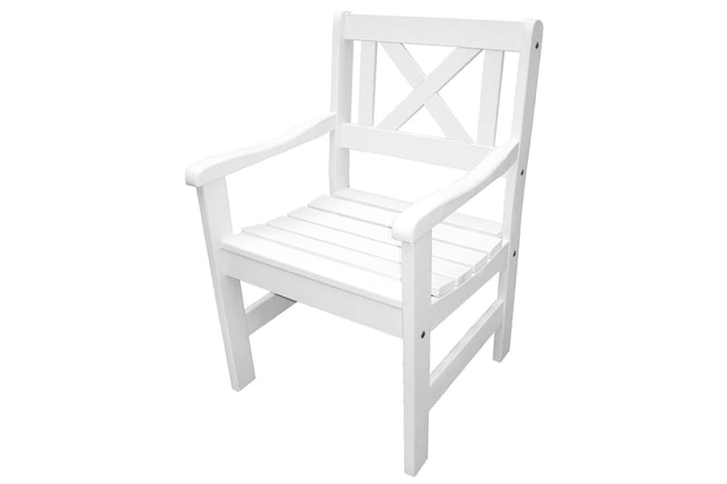 Olivo Armstol - Hvid - Spisebordsstole udendørs - Havemøbler børn - Altanstole