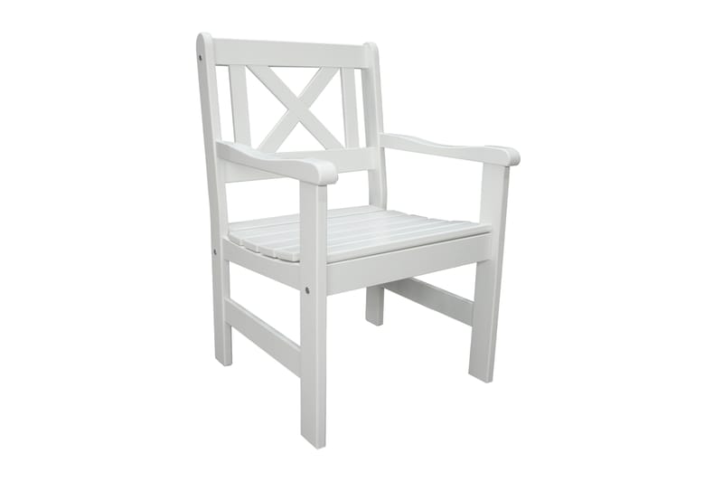 Olivo Armstol - Hvid - Spisebordsstole udendørs - Havemøbler børn - Altanstole