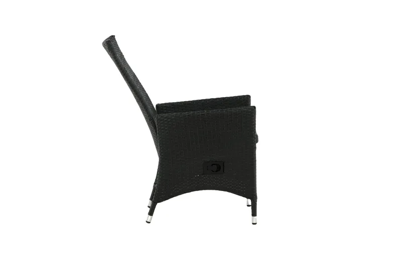 Padova Armstol Sort - Venture Home - Havemøbler - Havestole - Spisebordsstole udendørs