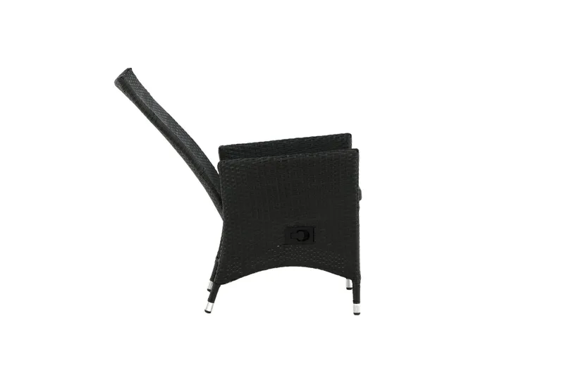 Padova Armstol Sort - Venture Home - Havemøbler - Havestole - Spisebordsstole udendørs